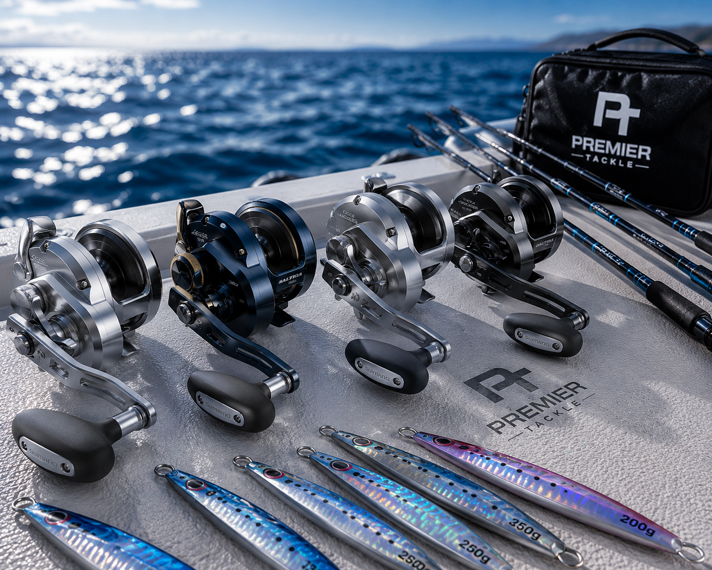 best jigging reel fishing Ascender Reels 600N Aluminum CNC Saltwater Reel with 30kg Braking Force The Best Tuna Jigging Rods