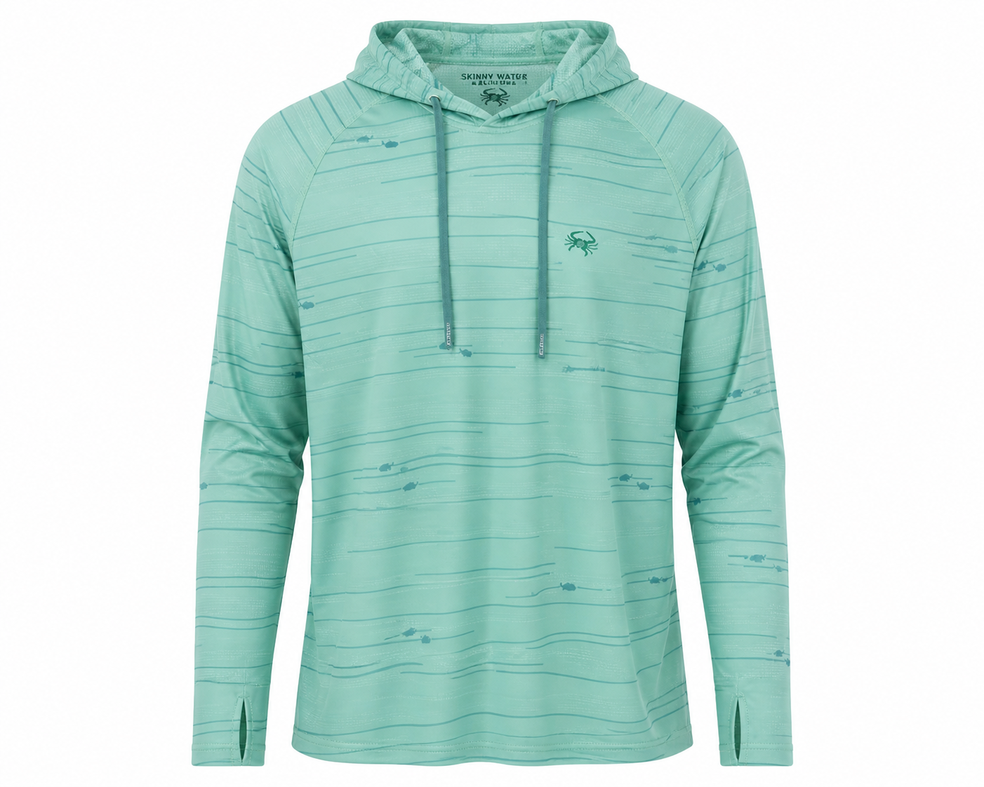 Skinny Water Culture Oysterman Hoodie – Long Sleeve Performance