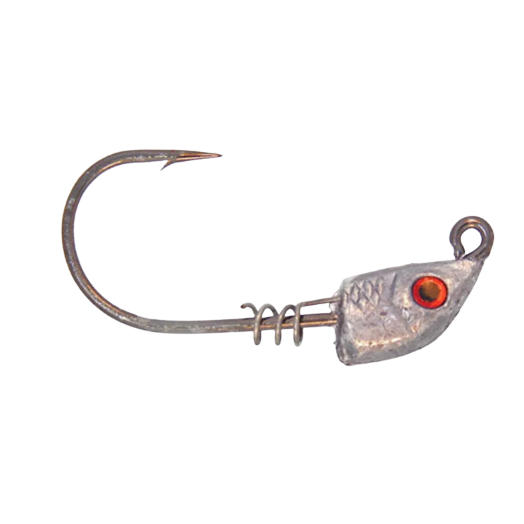 Bass Assassin Spring Lock Jig Heads | Saltwater Screw Lock Jig Heads f ...